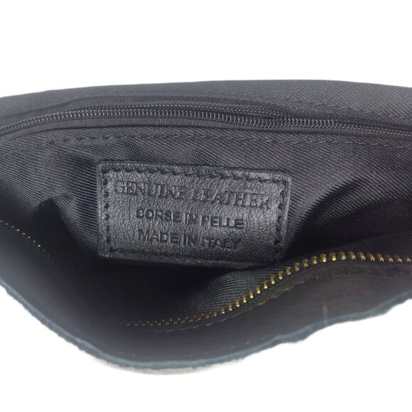 HOLIDAY SPECIAL! Charlie Leather Labelle Black + Fur Clutch/Crossbody Bag-NWT - Picture 5 of 10